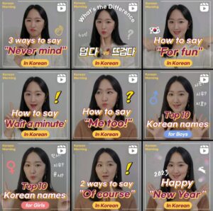 belajar bahasa dari instagram koreanmorning