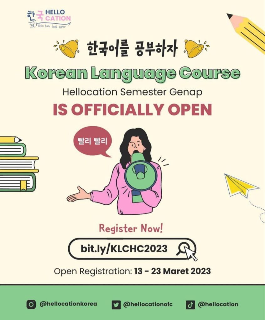 Poster KLC - Korean Language Course
