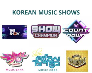 Logo acara music show K-pop idol di Korea.