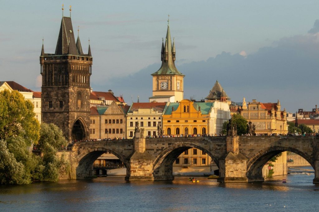 Jembatan Charles di Praha, Republik Ceko 